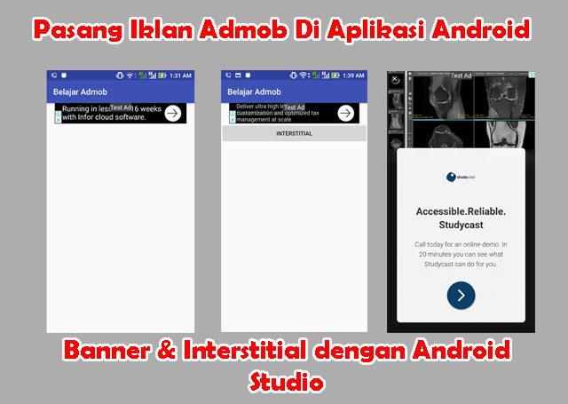 Cara Mudah Pasang Iklan Admob Di Aplikasi Android Menggunakan Android Studio Bagian 2