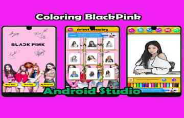 Jual Source Code coloring Book BlackPink Android Studio With Admob